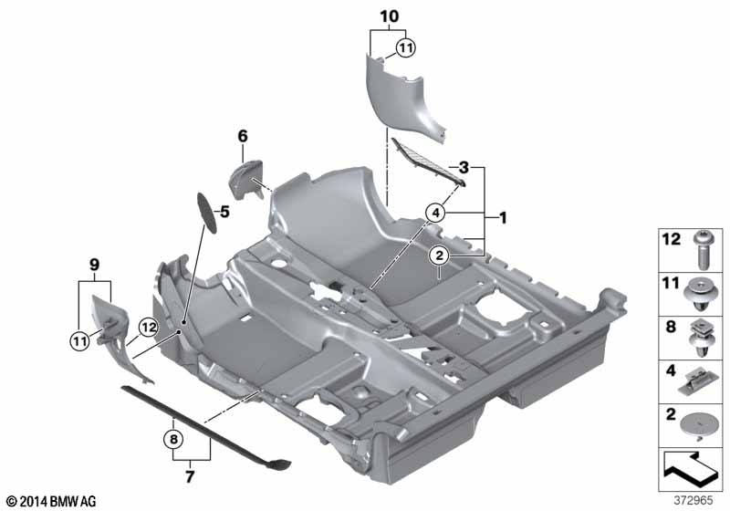 Genuine BMW Mini 51477298800 F56 Cover Strip, Entry, Right (Inc. Cooper SE, One D & One) | ML Performance EU Car Parts