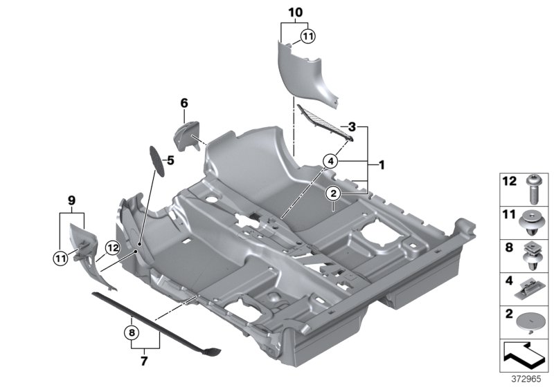 Genuine BMW Mini 51477298800 F56 Cover Strip, Entry, Right (Inc. Cooper SE, One D & One) | ML Performance UK Car Parts