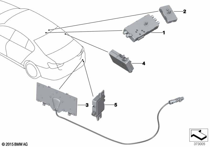 Genuine BMW 65209389600 G32 Antenna Amplifier Diversity (Inc. 620dX, 630iX & 620d) | ML Performance EU Car Parts