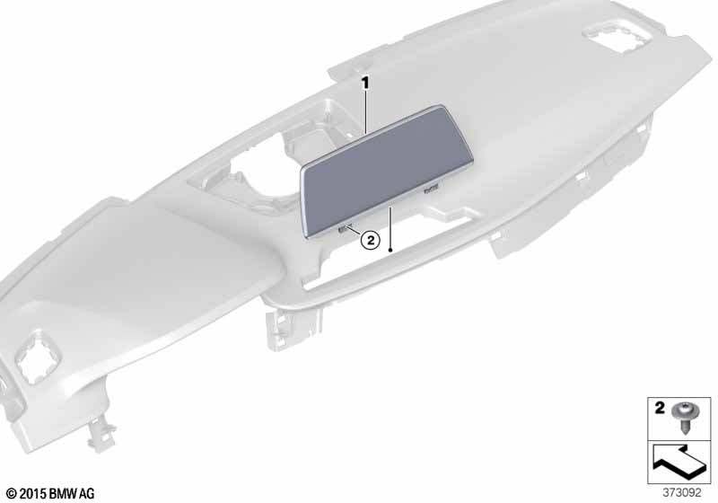 Genuine BMW 65509825935 G11 G12 Central Information Display 10,25