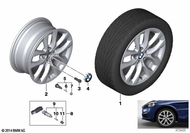 BMW LA wheel V-Spoke 479 - 17''