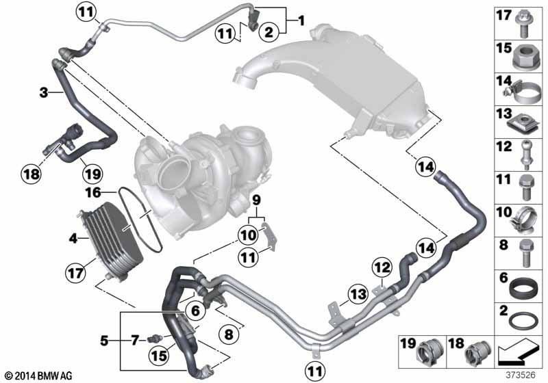 Cooling system - turbocharger/boost air