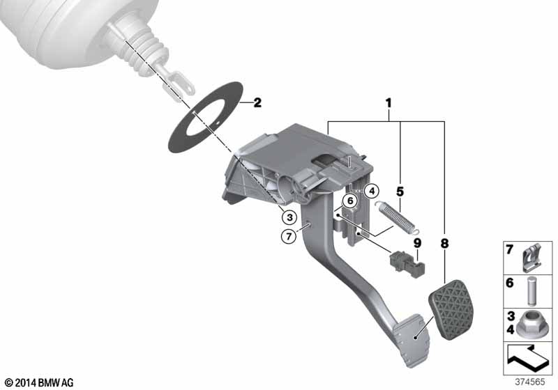 Pedal assembly, dual-clutch transmission