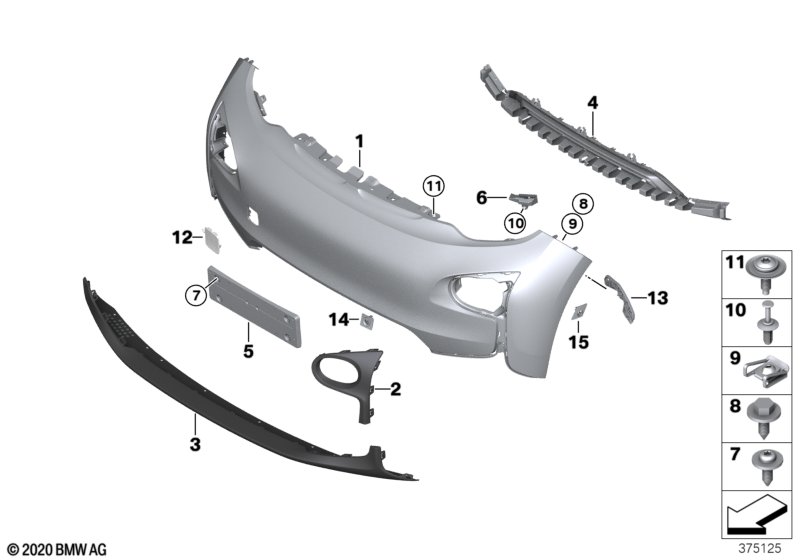 Genuine BMW 51117403864 Cover, Towing Eye, Front Primed (Inc. i3) | ML Performance UK Car Parts