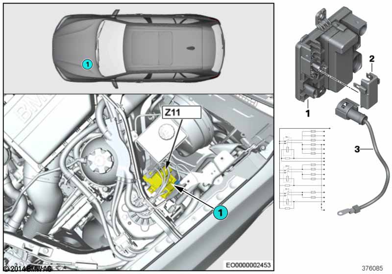 Genuine BMW 12638645514 F25 F15 F26 Integrated Supply Module (Inc. X6 35i, X5 35i & X3 28iX) | Duco Car Parts UK Car Parts
