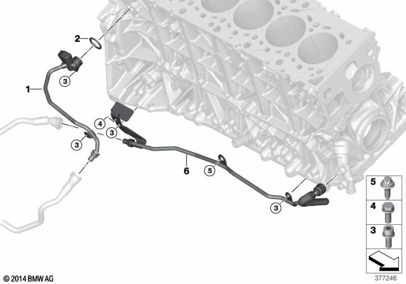 Cooling system - Engine coolant hoses