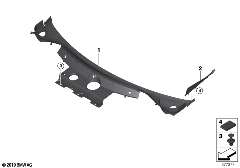 Genuine BMW 51717387573 Left Apron Cover (Inc. i8) | ML Performance UK Car Parts