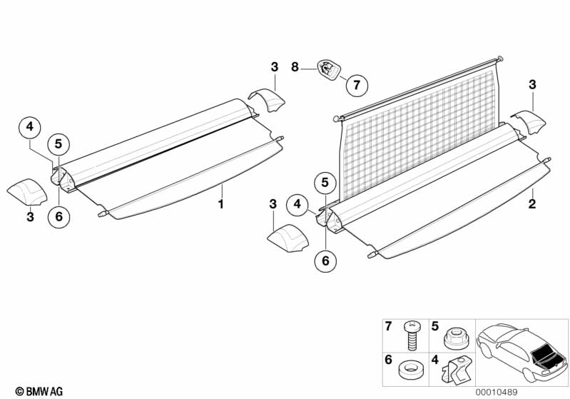 Extending cargo cover/partition net
