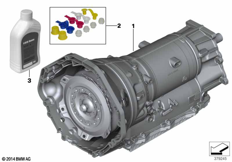 Genuine BMW 24008679871 F15 F16 Exch. Automatic Transmission Eh GA8HP75X (Inc. X5 50iX 4.4, X6 50iX 4.4 & X5 50iX) | ML Performance UK Car Parts