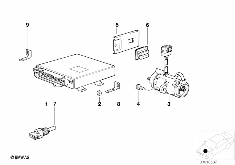Genuine BMW 12711741256 E38 E31 Bracket Right (Inc. 750iLS, 750iL & L7) | ML Performance UK Car Parts