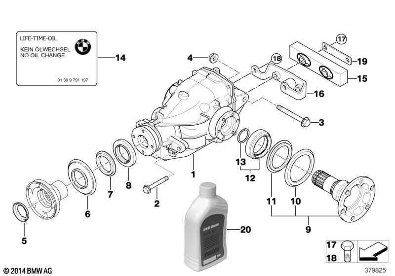 Genuine BMW 33131428683 E46 Drive Flange Output VL-103 (Inc. 325xi, 330Ci & 330xi) | ML Performance UK Car Parts