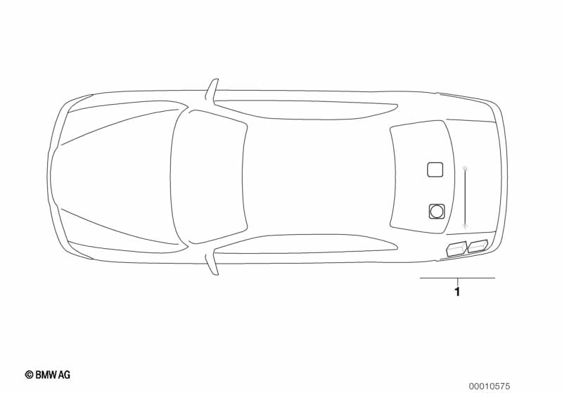 Genuine BMW 65128384680 E39 Base Support System (Inc. 525tds, 540iP & 530d) | ML Performance EU Car Parts