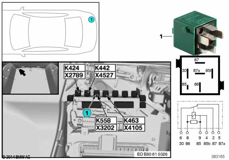 Relay, Terminal 15 K558