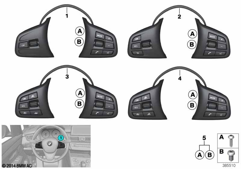 Switch, strng wheel, multifunction Sport