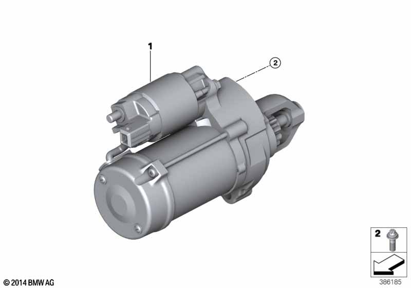 Genuine BMW 12418607569 F15 Starter (Inc. X5 40eX) | ML Performance EU Car Parts