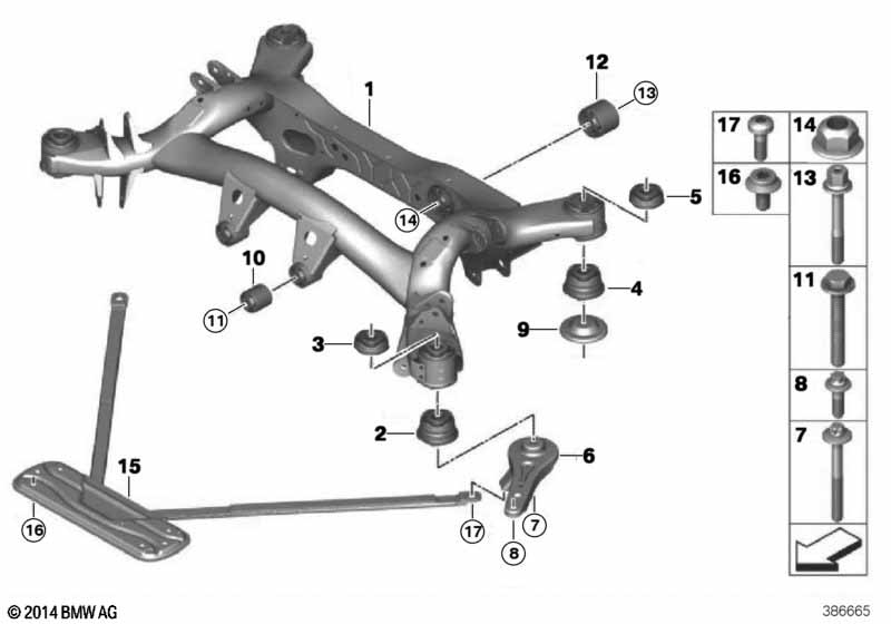 Genuine BMW 33318416765 Stopper, Front (Inc. M235i Racing) | ML Performance EU Car Parts