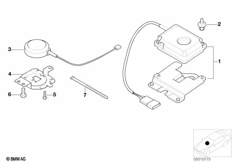 Magnetic field probe/GPS antenna