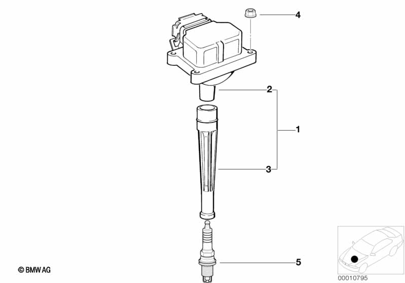 Genuine BMW 12131404101 E34 Spark Plug Socket (Inc. M5) | ML Performance UK Car Parts