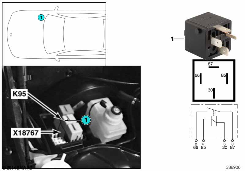 Relay for valve control K95