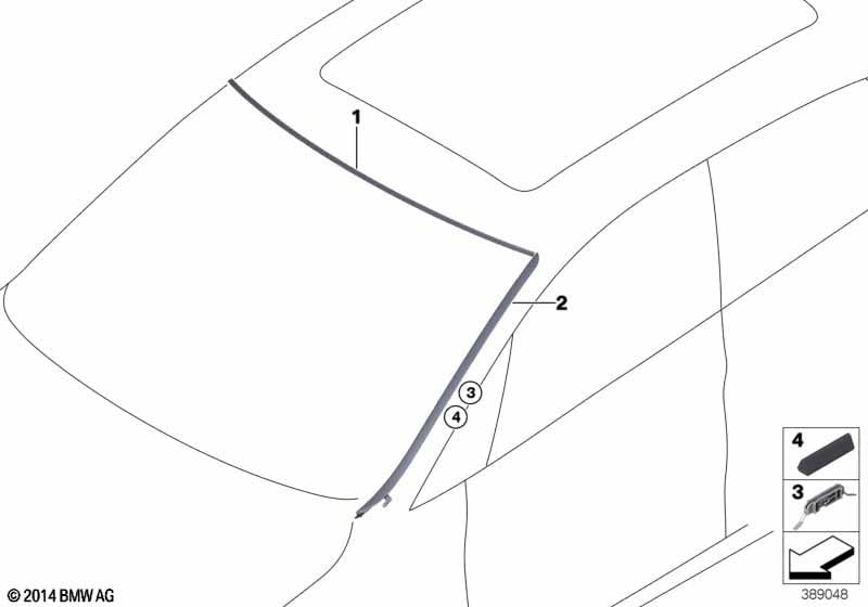 Window mounting parts