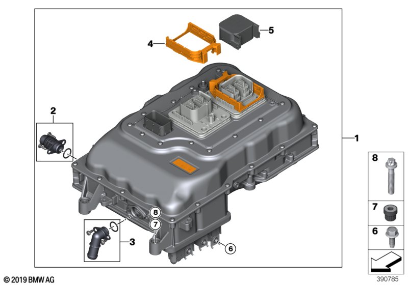 Genuine BMW 12367616288 Decoupling Element (Inc. i3s 120Ah Rex) | ML Performance UK Car Parts