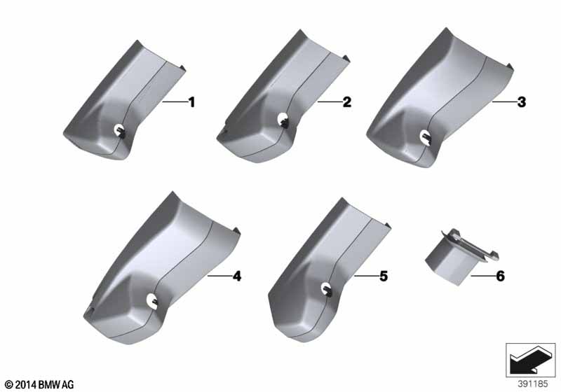 Covers for interior rearview mirror