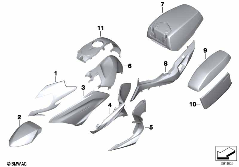 Primed parts for official vehicle