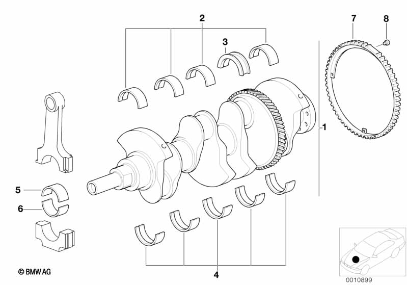 Genuine BMW 11211247050 E46 E36 Impulse Sending Wheel (Inc. 318is, 316Ci & Z3 1.9) | ML Performance UK Car Parts