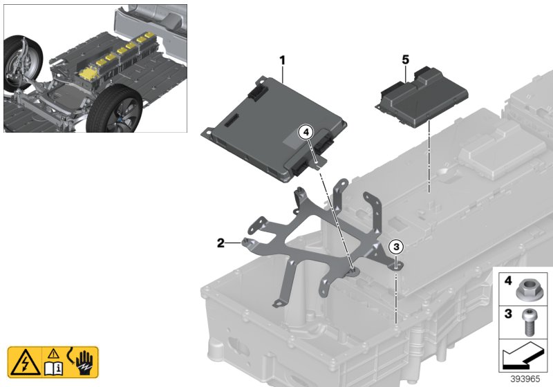 Genuine BMW 61279453724 I12 I15 Cell Monitoring Circuit MASTER (Inc. i8) | ML Performance UK Car Parts