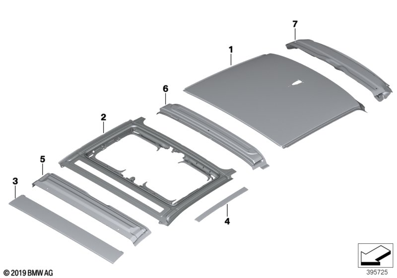 Genuine BMW 51137412389 I01 I01 Roof Cover (Inc. i3 120Ah Rex, i3 60Ah & i3 94Ah Rex) | ML Performance UK Car Parts