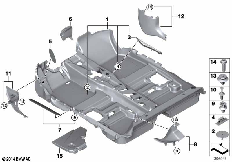 Genuine BMW Mini 51477307877 F55 Cover Strip, Door Sill, Front (Inc. One D) | ML Performance UK Car Parts