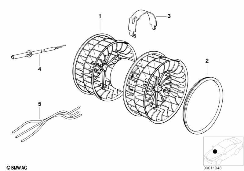 Electric parts for AC unit