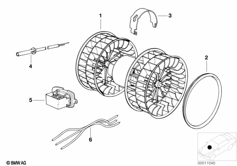 Electric parts for AC unit
