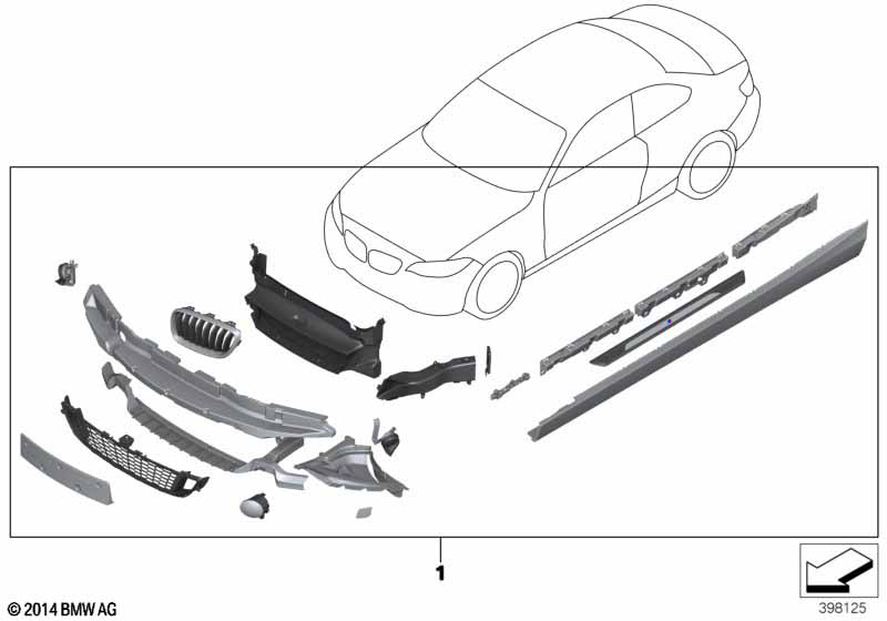 Retrofit kit M aerodyn. package