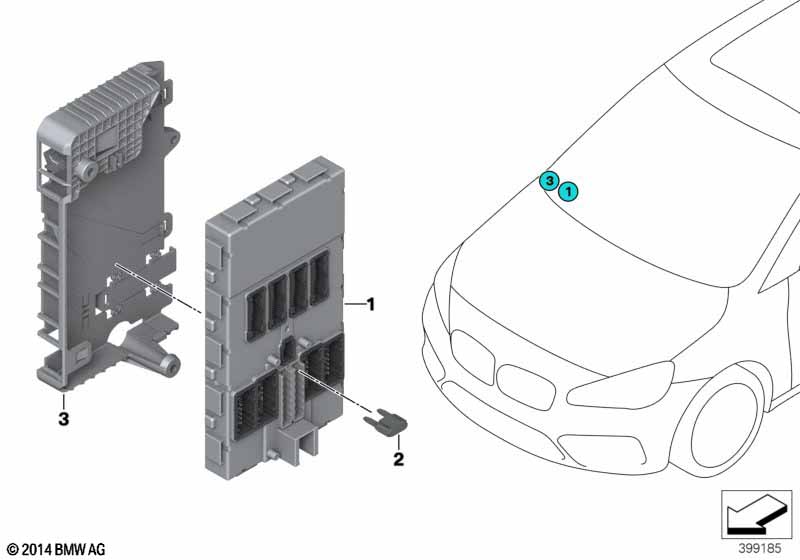 Control unit, BDC Body Domain Controller