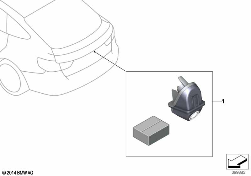 Retrofit backup camera