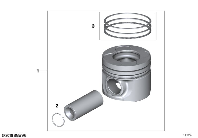 Genuine BMW 11257805805 E92 E60 E91 Repair Kit Piston Rings (Inc. X3 3.0sd, X5 35dX & 335d) | ML Performance UK Car Parts