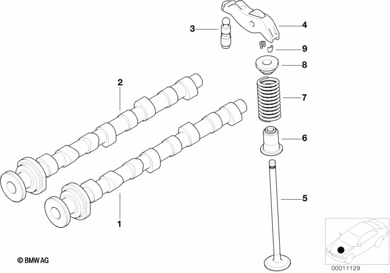 Timing and valve train-camshaft