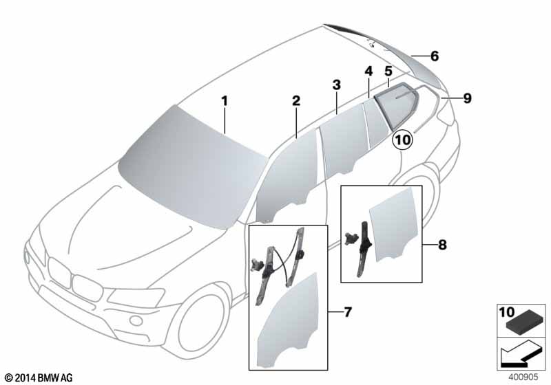 Genuine BMW 51317306205 F25 F26 Clip, Bottom Left (Inc. X4 20dX) | Duco Car Parts UK Car Parts