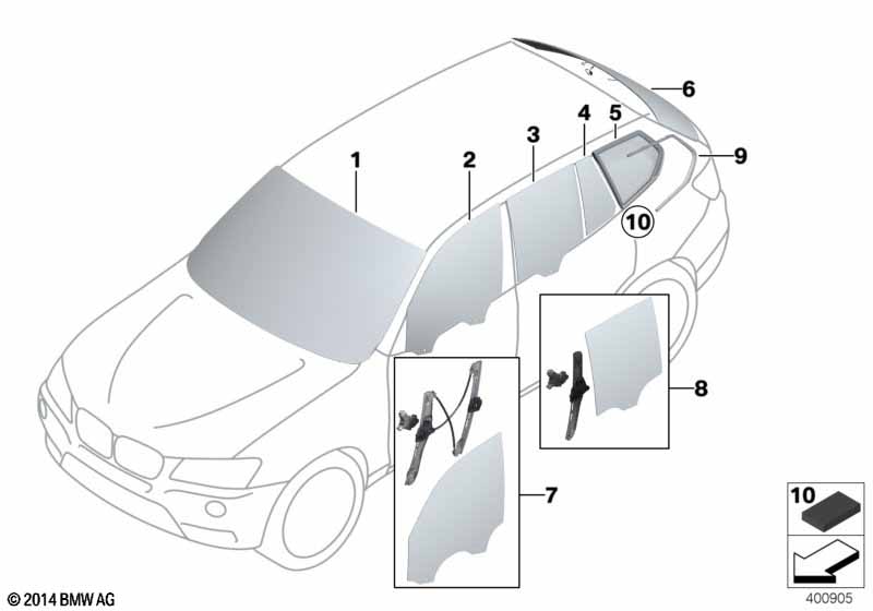 Genuine BMW 51317255727 F25 F26 Clip (Inc. X4 20dX) | ML Performance UK Car Parts