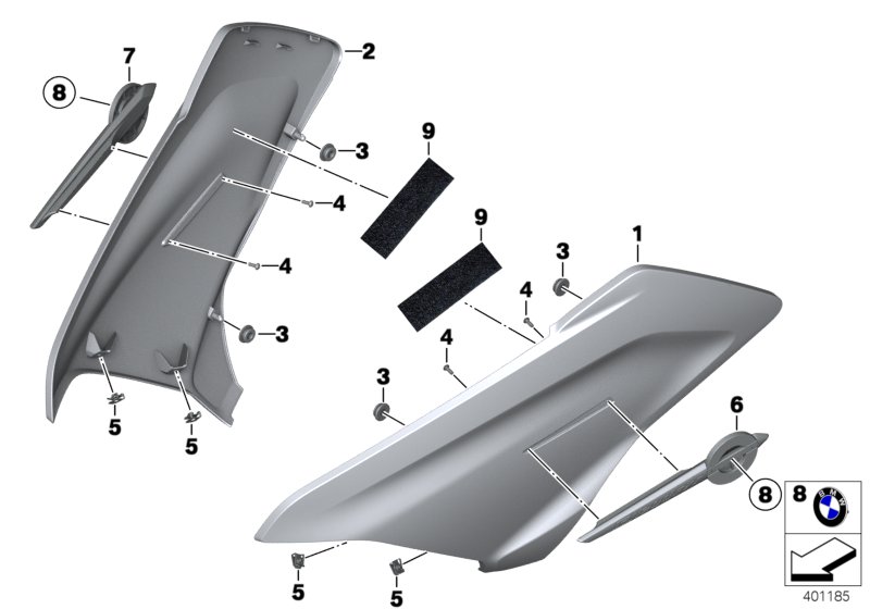 Side trim panel