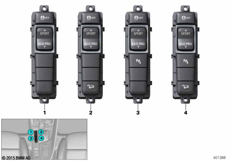 Genuine BMW 61319374833 F39 F48 Operating Unit, Center Console (Inc. X1 20dX, X2 16d & X1 20i) | ML Performance UK Car Parts