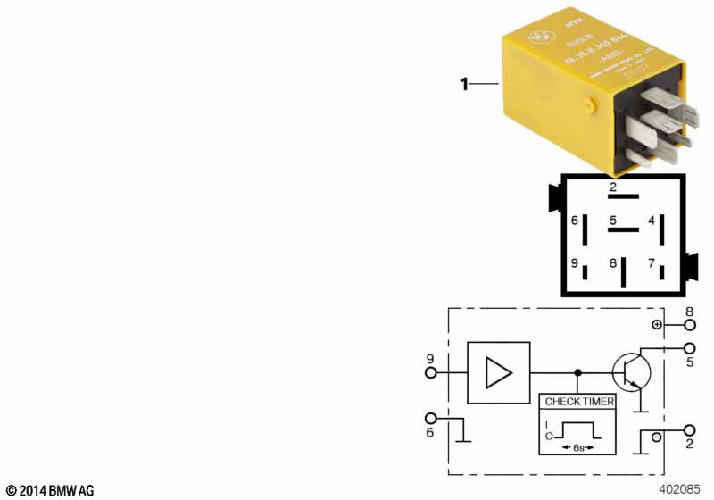 Relay for thermo switch