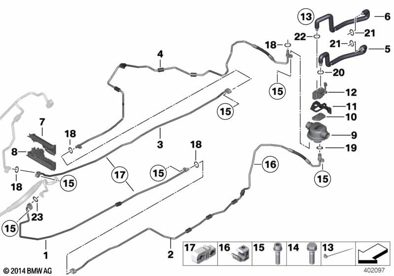 Genuine BMW 64539198293 F04 Suction Pipe (Inc. Hybrid 7) | Duco Car Parts UK Car Parts