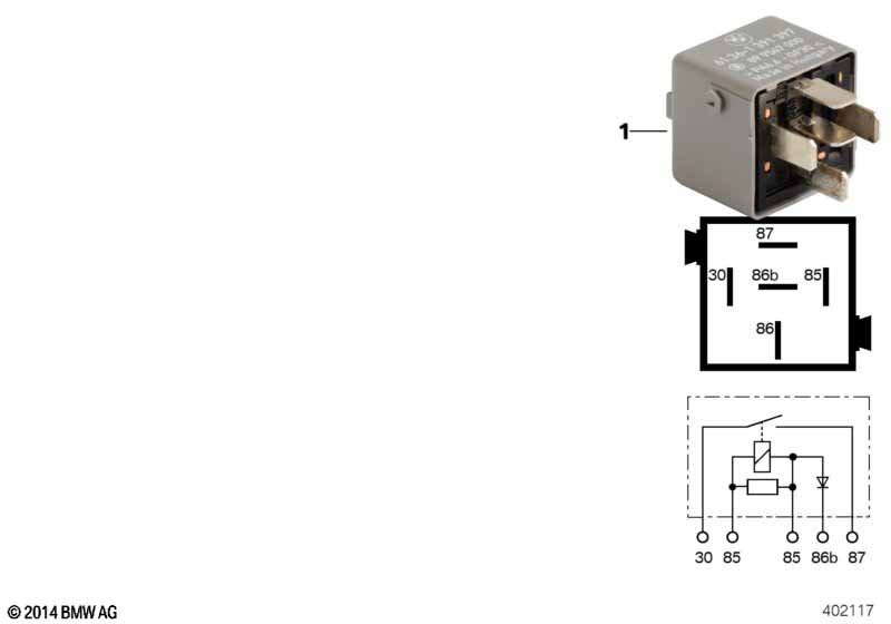 Relay, diode relay