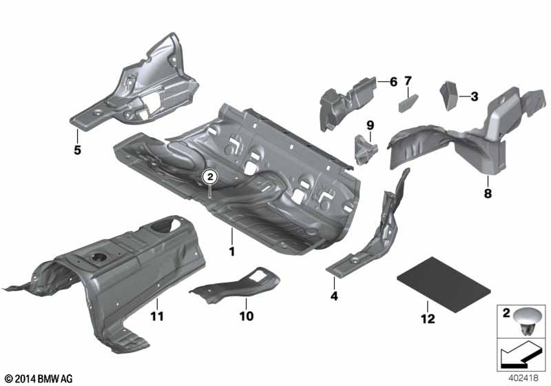 Sound insulating rear