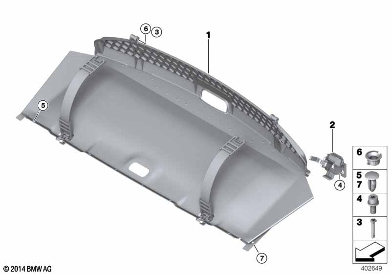 Convertible top compartment