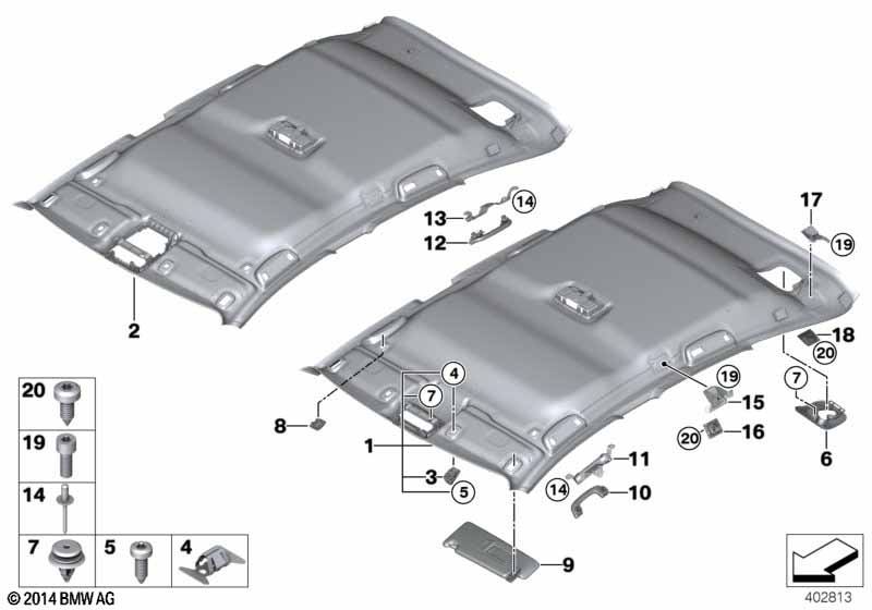 Genuine BMW 51167359950 F48 F45 Grab Handle, Front OYSTER (Inc. X2 28iX, X1 25dX & X2 25iX) | ML Performance EU Car Parts