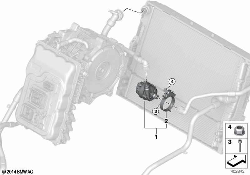 Genuine BMW 11518600443 Bracket For Coolant Pump, Electric (Inc. i8) | ML Performance UK Car Parts