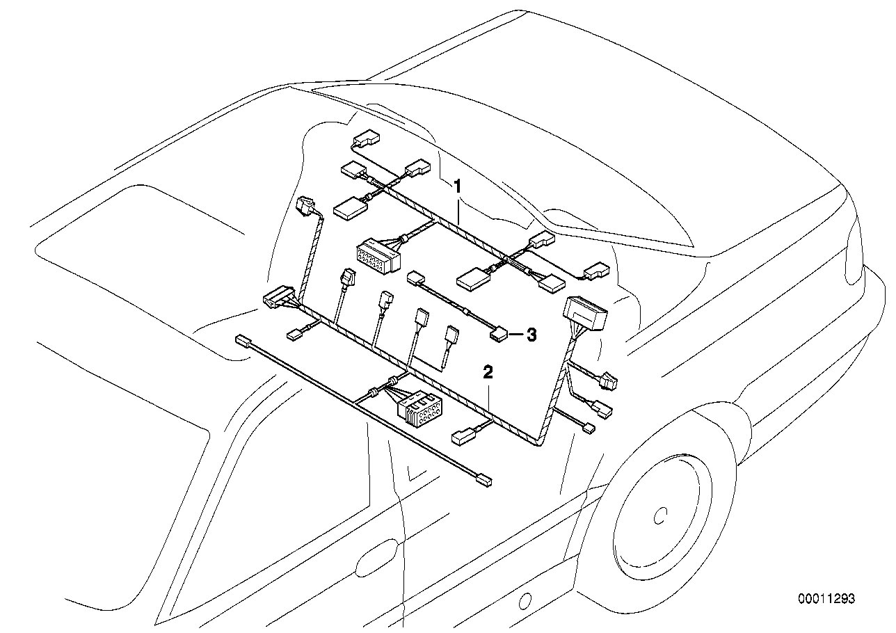 Genuine BMW 61128370338 E38 Current Supply Wiring Set (Inc. 740d, 750iLP & 730i) | Duco Car Parts UK Car Parts